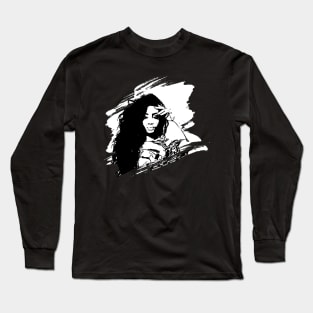 SZA || Rapper || Brush art Long Sleeve T-Shirt